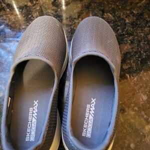 Skechers Black Slip-On Sneakers